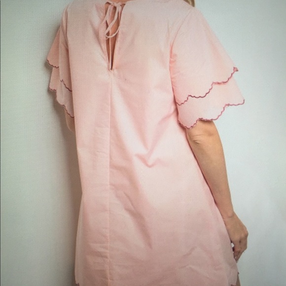 🌸💚 PINK Poplin DRESS🌸Poplin Dress w/pockets - Picture 2 of 4